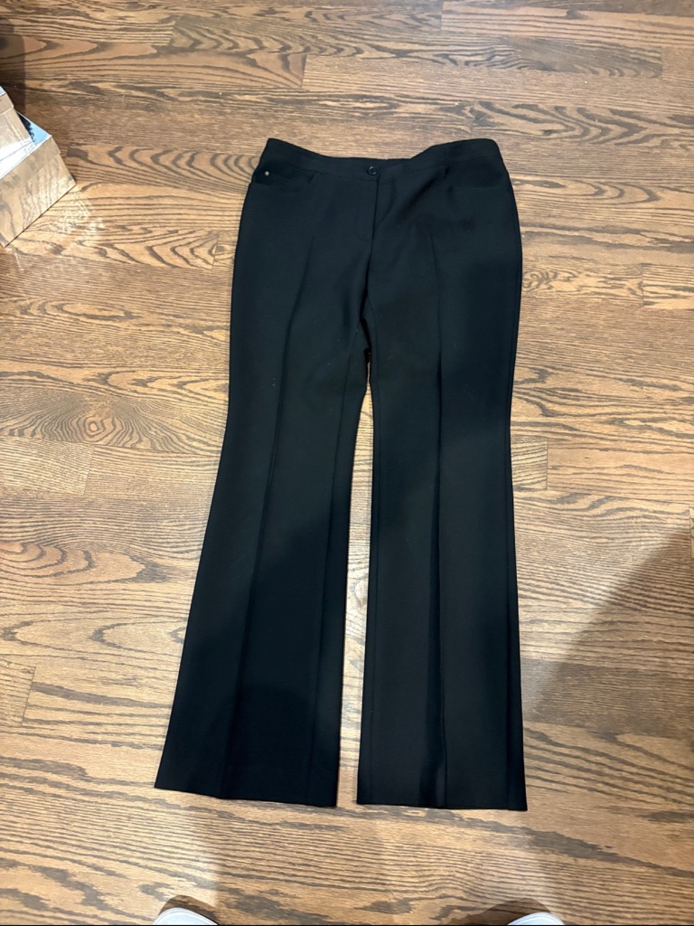 Akris Punto Black Straight-Leg Dress Pants